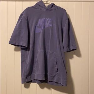Mens Nike Short Sleeve Hoodie.